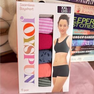 Joyspun Women's Seamless Boyshort Panties XXL